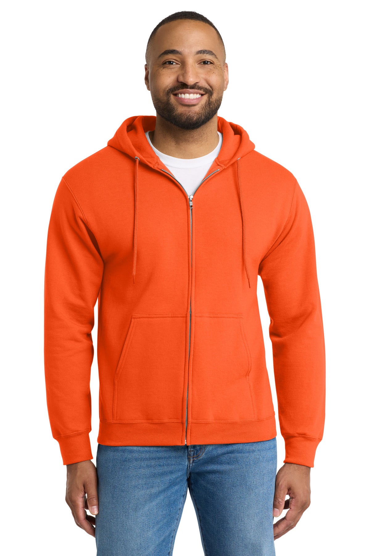 Port & Co â„¢ Tall Essential Fleece Full-Zip Hooded Sweatshirt. PC90ZHT - Port & Company PC90ZHT