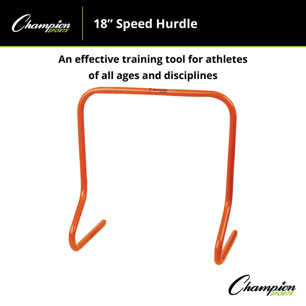 Champion Sports SPEED HURDLE 12" H, SINGLE