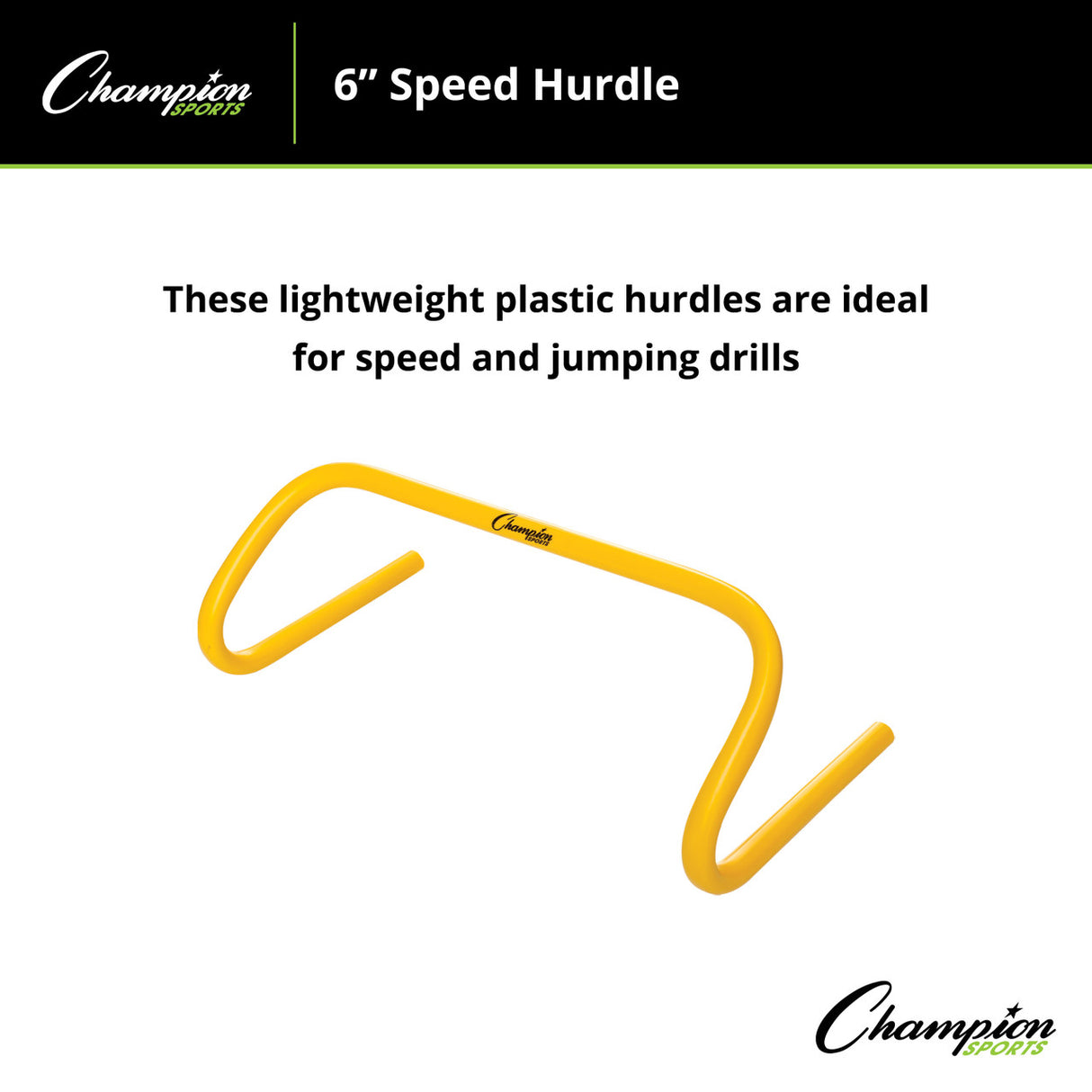 Champion Sports SPEED HURDLE 12" H, SINGLE