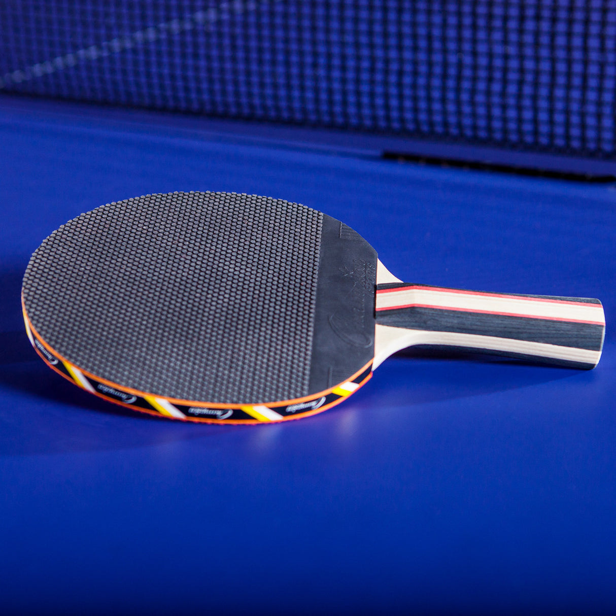 Champion Sports 7-PLY PIPS OUT RUBBER FACE TABLE TENNIS PADDLE 2-4-7