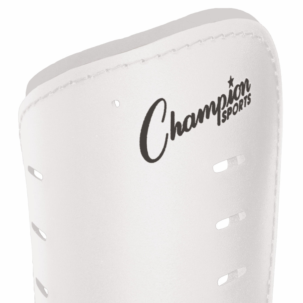 Champion Sports MOLDED SHIN GUARDS 7" WHITE