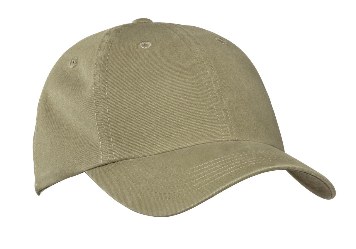 Port Authority PWU Garment-Washed Cap Wholesale Blank Headwear