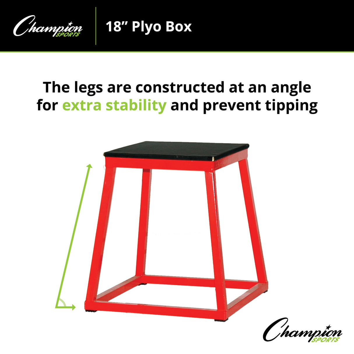 Champion Sports PLYO BOX 12" H