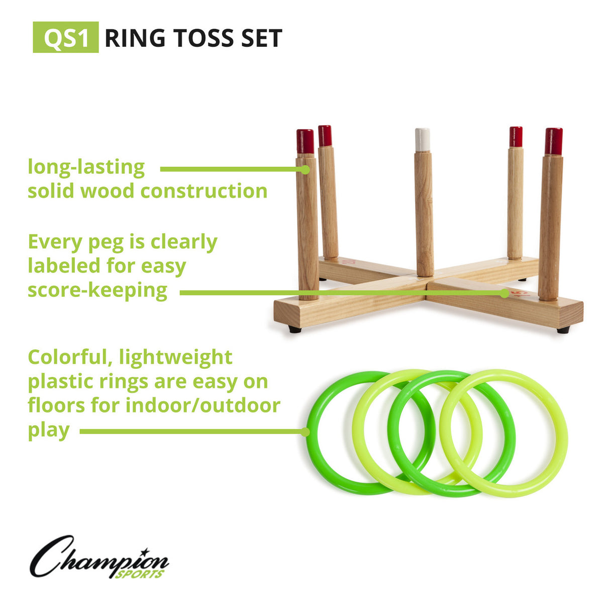 Champion Sports RING TOSS SET