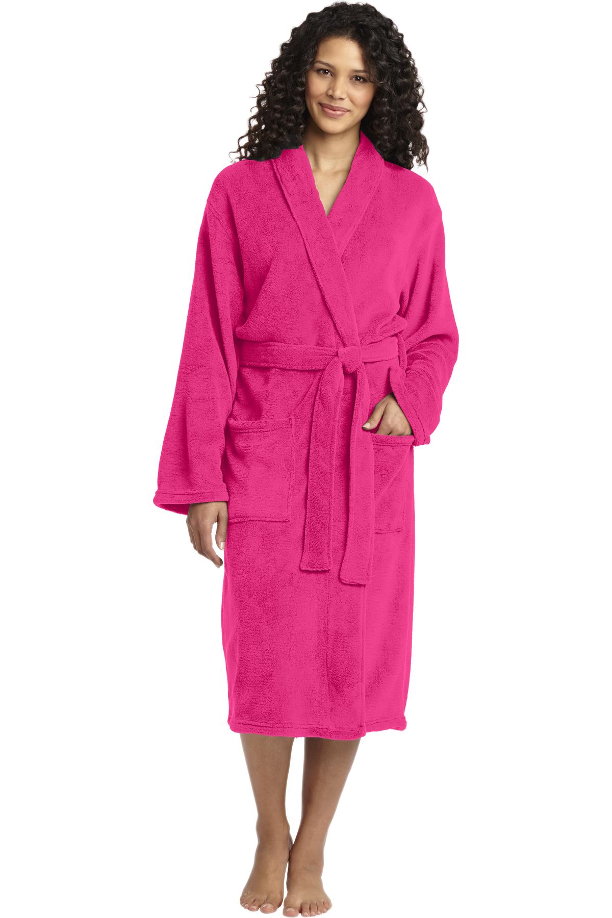 Port Authority ® Plush Microfleece Shawl Collar Robe. R102 - Port Authority R102