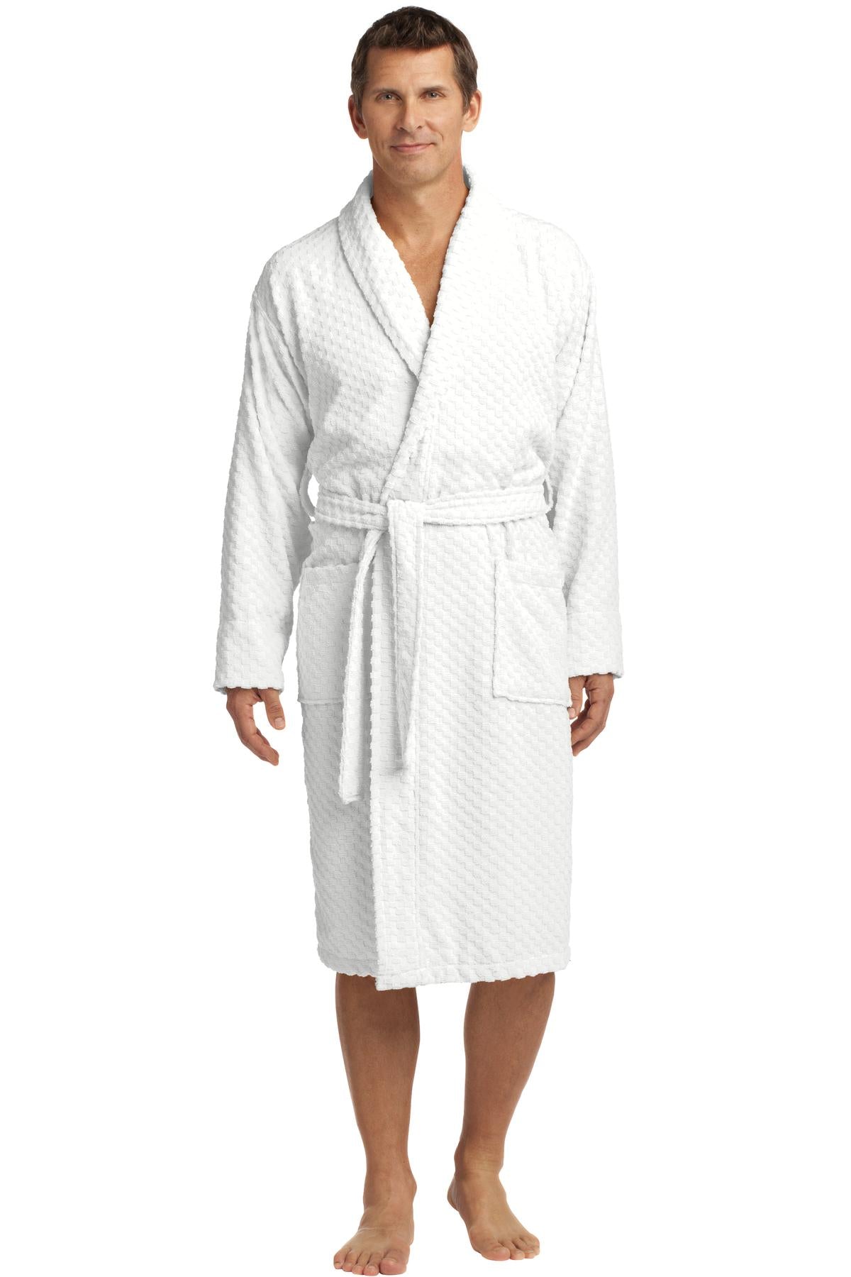 Port Authority ® Checkered Terry Shawl Collar Robe. R103 - Port Authority R103