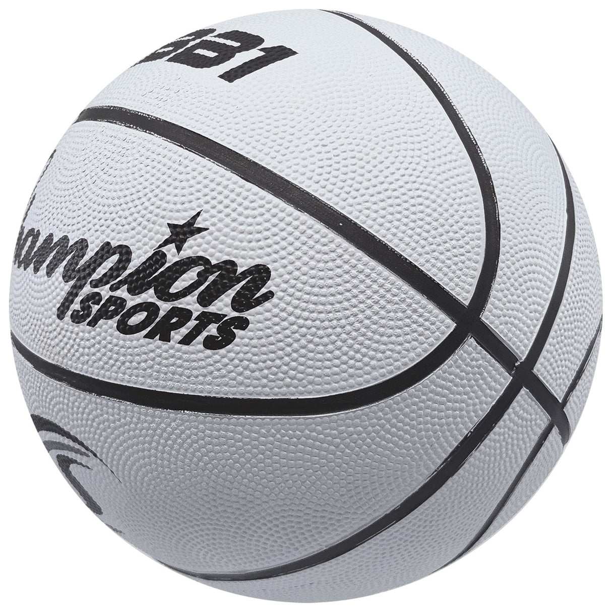SIZE 7 RUBBER BASKETBALL ORANGE