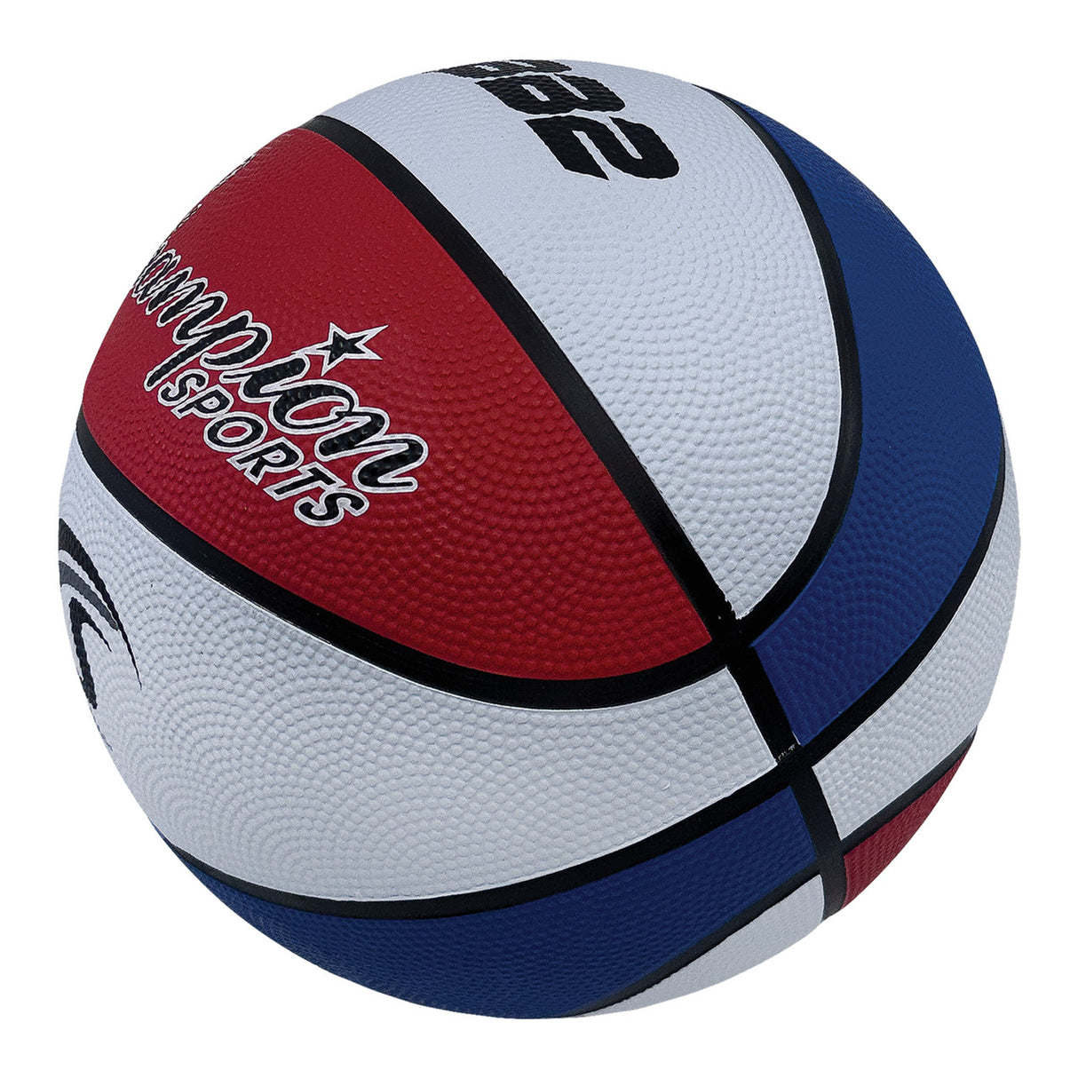 SIZE 5 RUBBER BASKETBALL RED