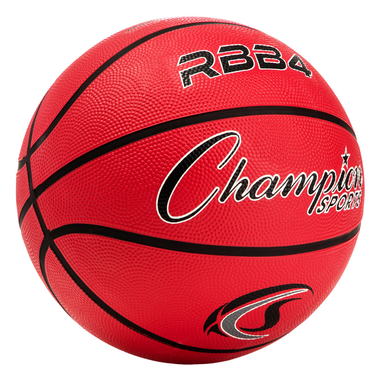 SIZE 6 RUBBER BASKETBALL Red