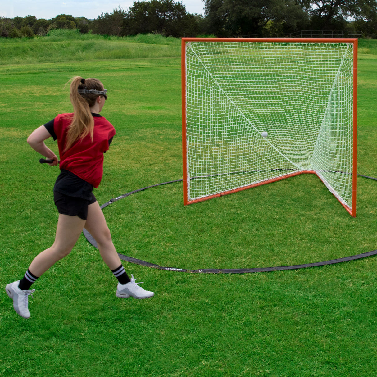 RHINO WOMEN'S LACROSSE CREASE BLACK
