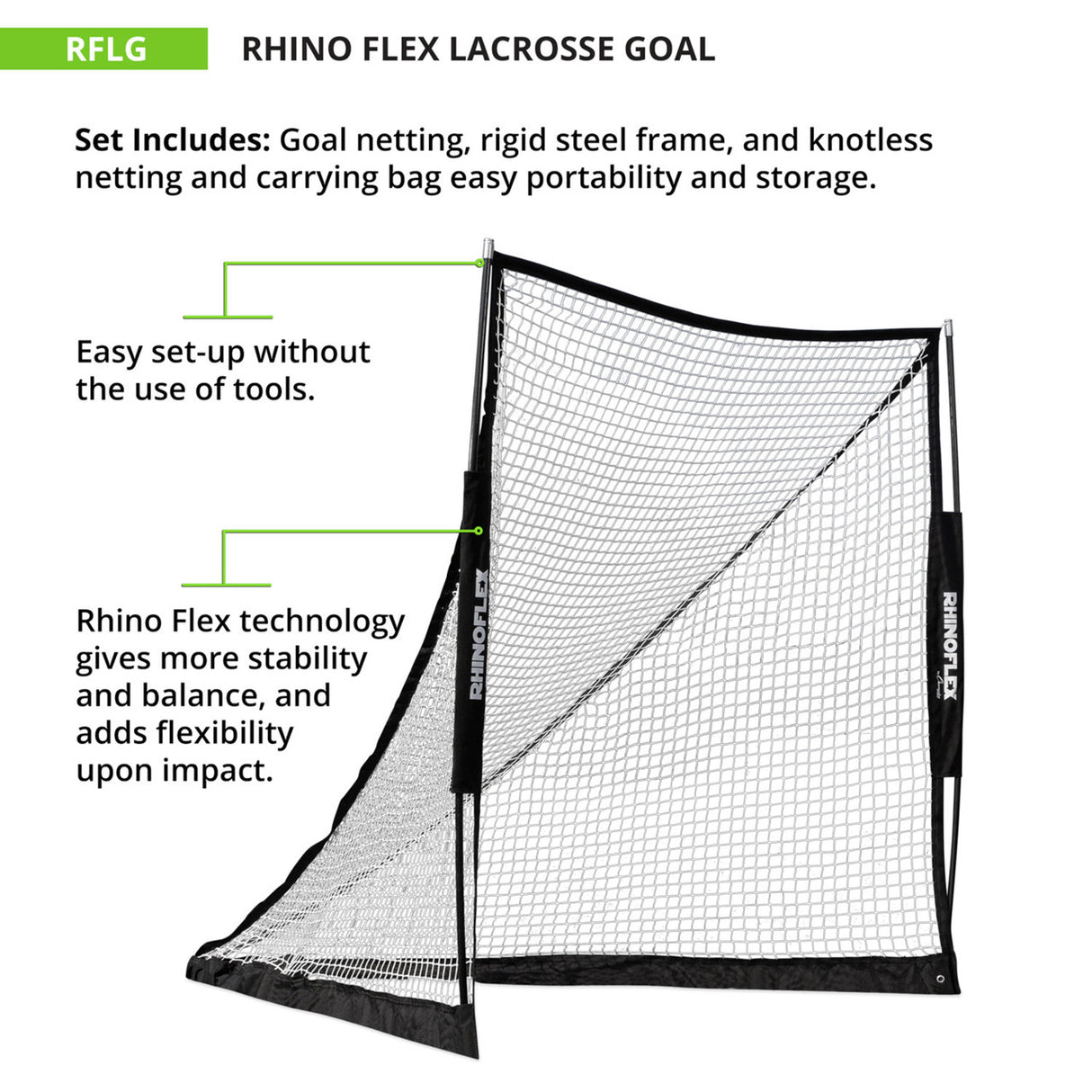 RHINO Flex RHINO FLEX LACROSSE GOAL