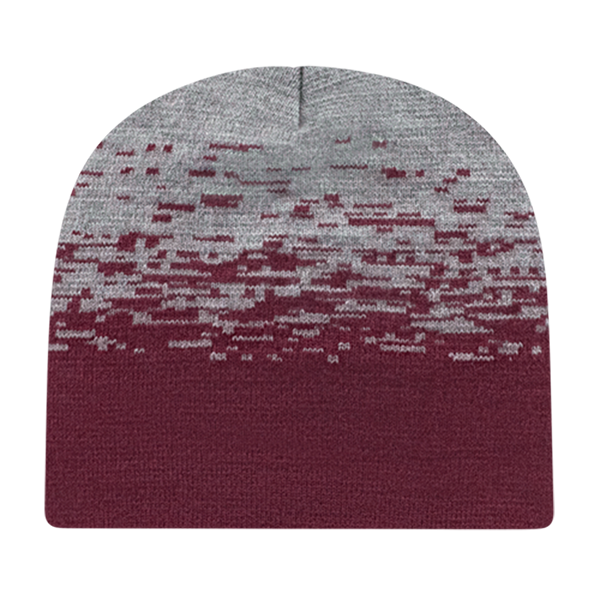 Cap America USA-Made Beanie RKS9 Static Pattern Knit Beanie