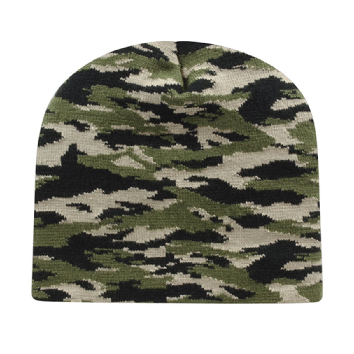 Cap America Vintage Tiger Camouflage Knit Beanie RKTC9