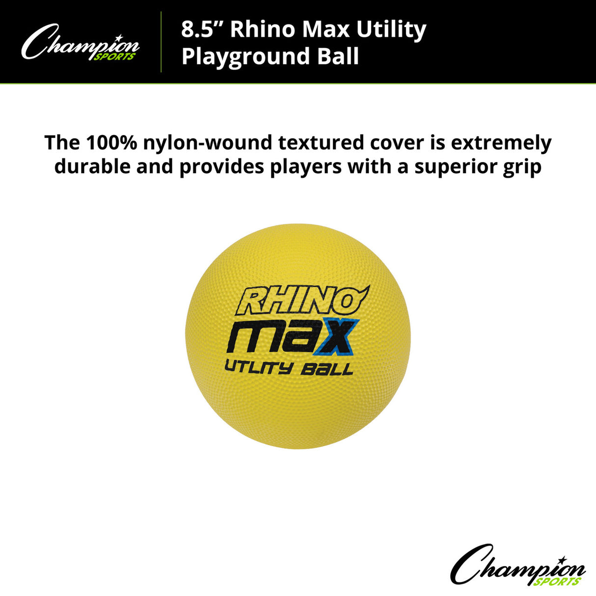 RHINO MAX UTILITY PLAYGROUND BALL 8.5" D