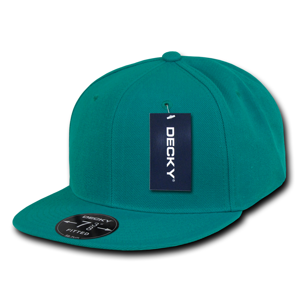 Decky 6 Panel High Profile Structured Acrylic/Polyester Fitted | Decky RP1