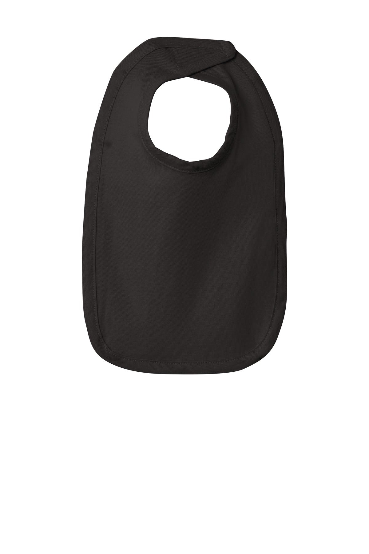 Rabbit Skins ™ Infant Premium Jersey Bib. RS1005 - Rabbit Skins RS1005 Infant & Toddler Rabbit Skins Black OSFA