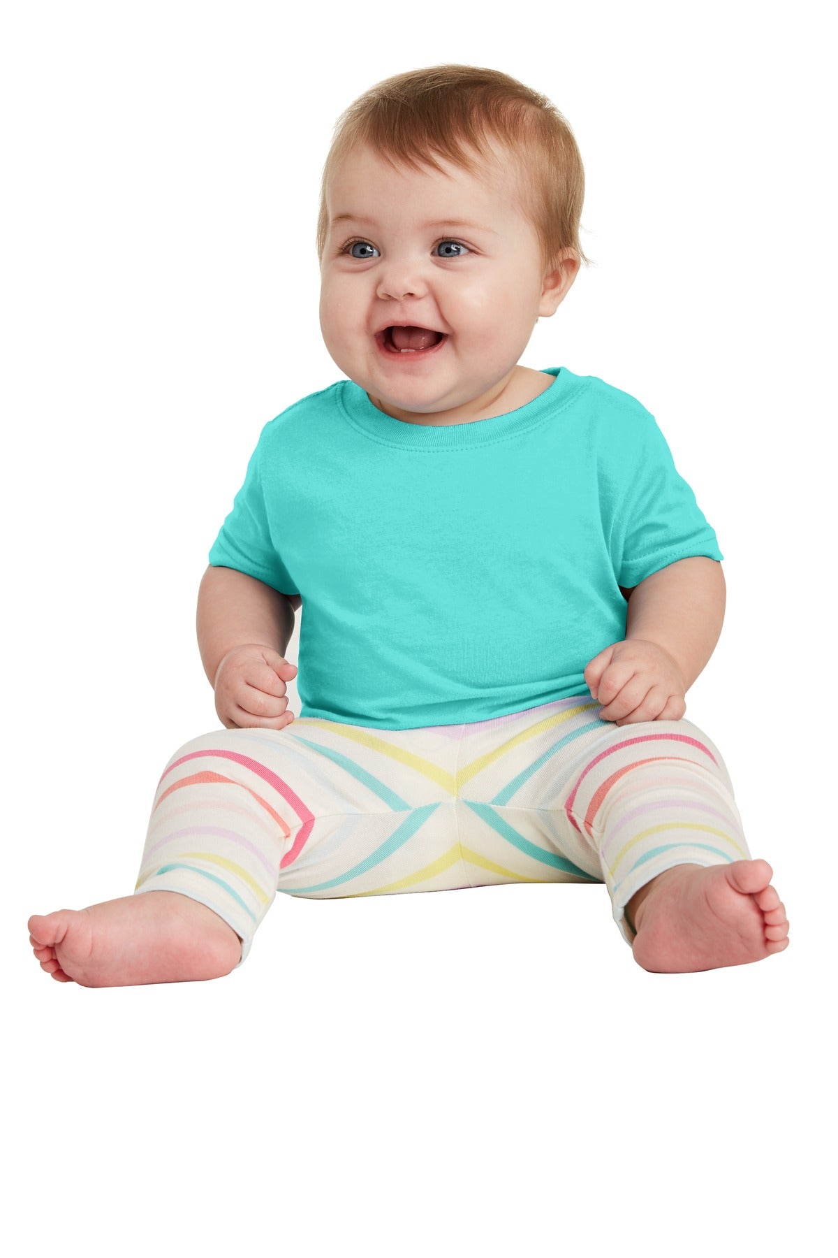 Rabbit Skins ™ Infant Fine Jersey Tee. RS3322 - Rabbit Skins RS3322 Infant & Toddler Rabbit Skins Caribbean 06M
