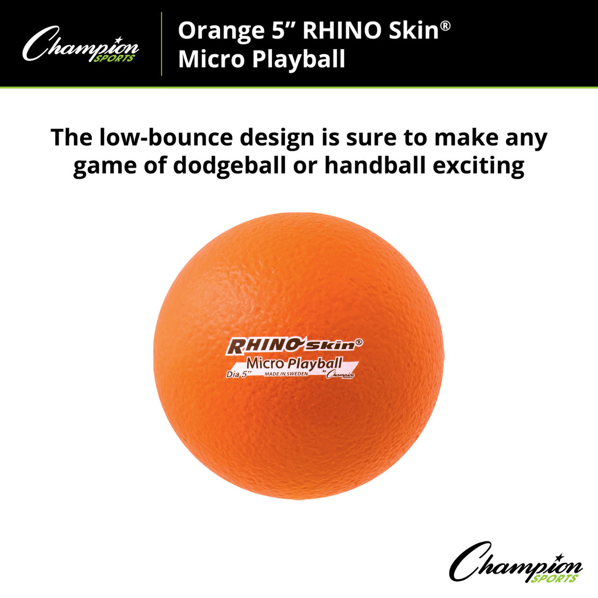 RHINO Skin 5" RHINO SKIN MICRO FOAM PLAYBALL