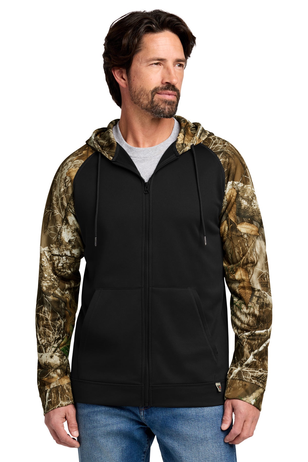 Russell Outdoors ™ Realtree ® Performance Colorblock Full-Zip Hoodie RU452 - Russell Outdoors RU452