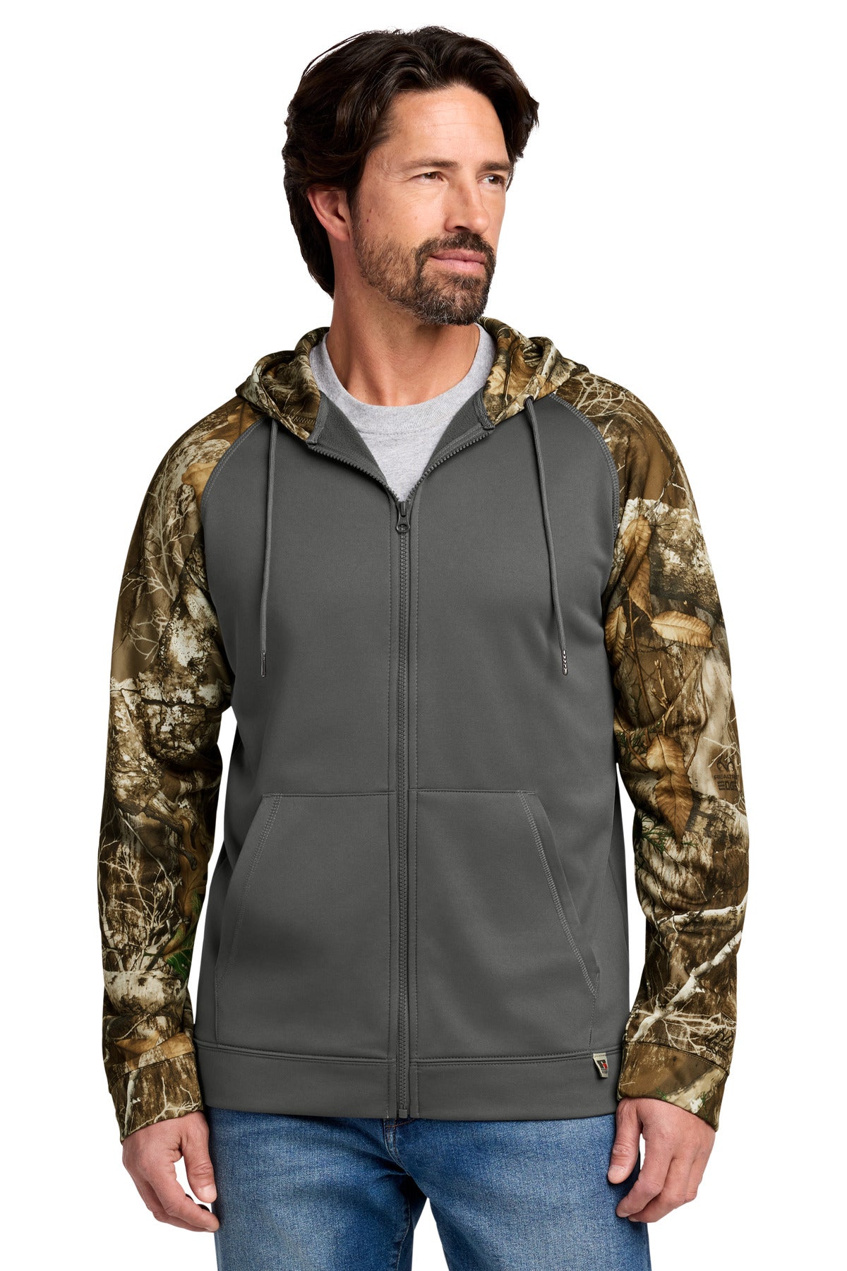 Russell Outdoors ™ Realtree ® Performance Colorblock Full-Zip Hoodie RU452 - Russell Outdoors RU452