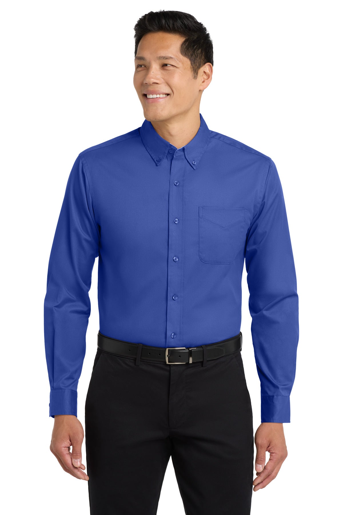 Port Authority ® Extended Size Long Sleeve Easy Care Shirt S608ES - Port Authority S608ES