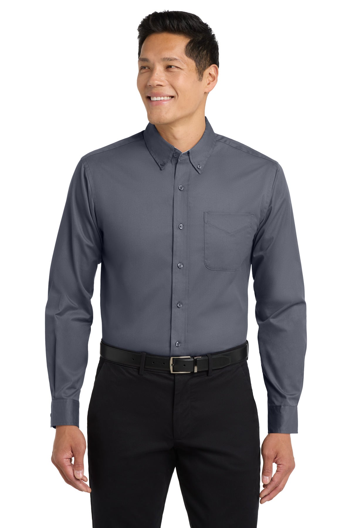Port Authority S608ES Extended Size Long Sleeve Easy Care Shirt