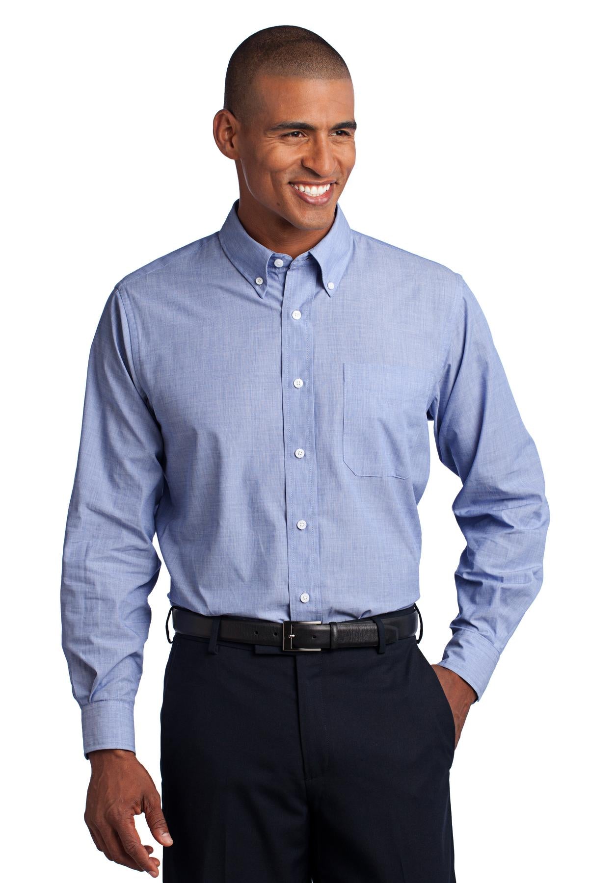 Port Authority ® Crosshatch Easy Care Shirt. S640 - Port Authority S640