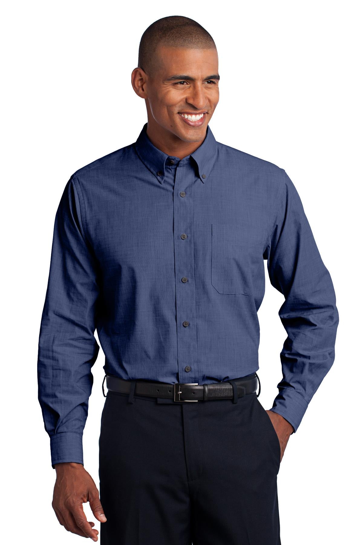 Port Authority ® Crosshatch Easy Care Shirt. S640 - Port Authority S640