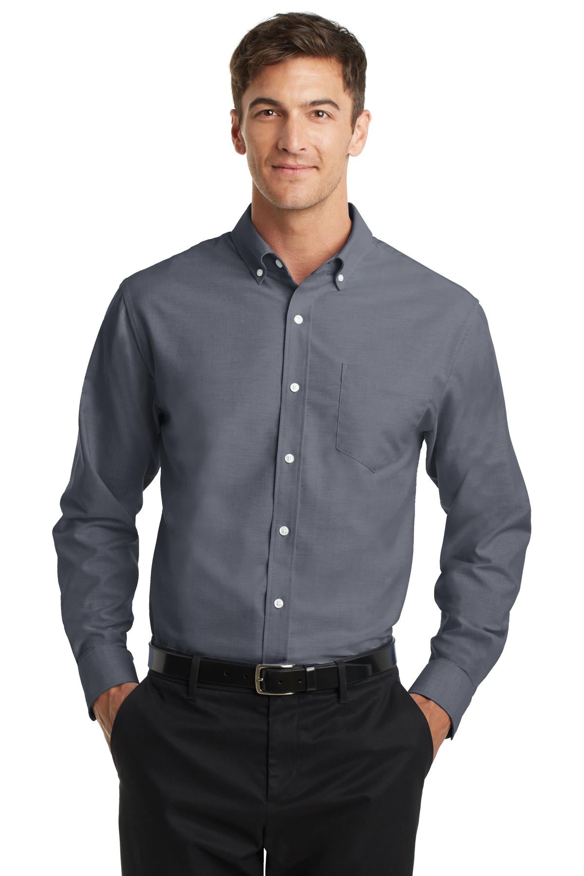 Port Authority ® SuperPro ™ Oxford Shirt. S658 - Port Authority S658