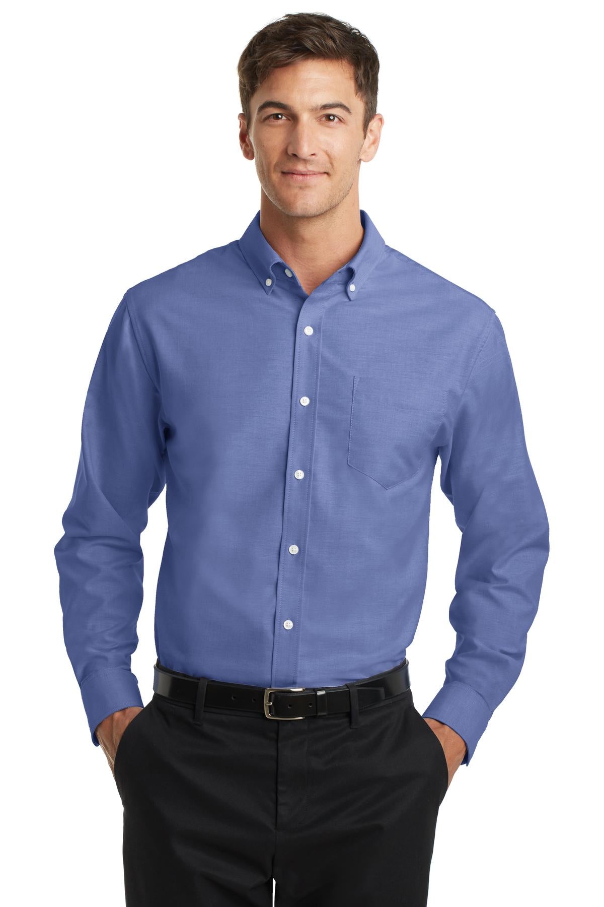 Port Authority ® SuperPro ™ Oxford Shirt. S658 - Port Authority S658