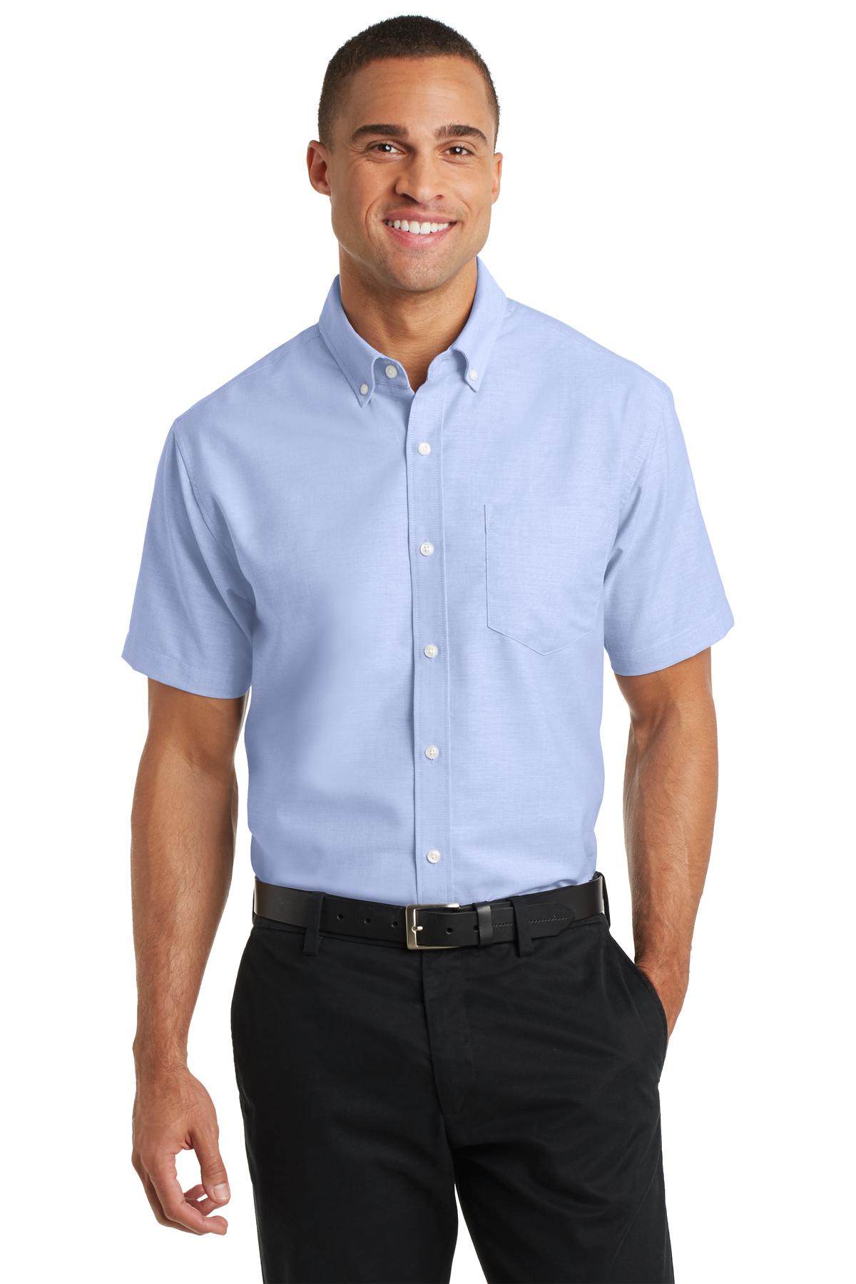 Port Authority ® Short Sleeve SuperPro ™ Oxford Shirt. S659 - Port Authority S659