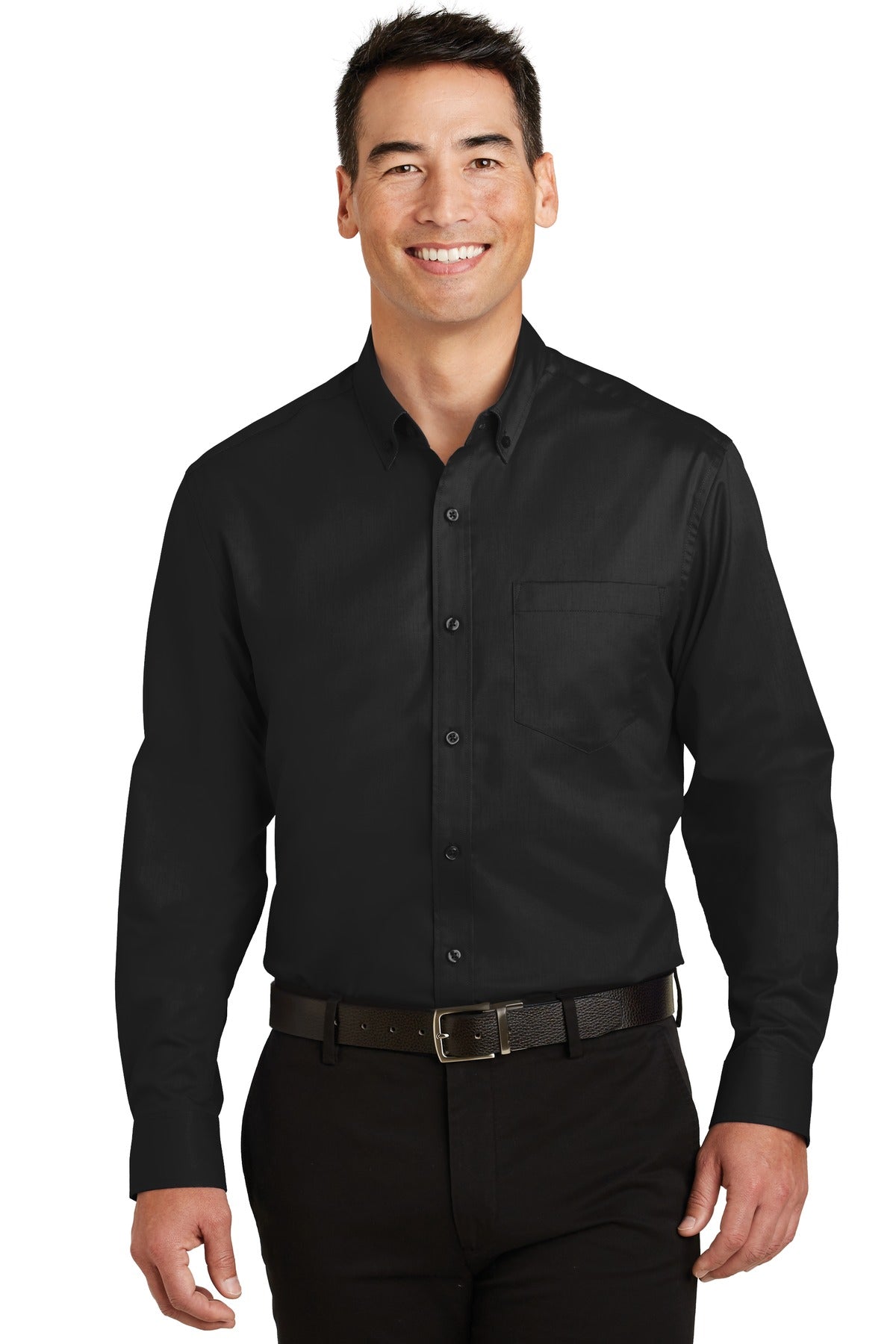 Port Authority ® SuperPro ™ Twill Shirt. S663 - Port Authority S663