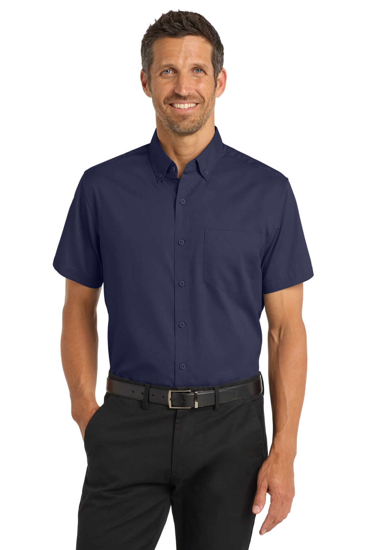 Port Authority ® Short Sleeve SuperPro ™ Twill Shirt. S664 - Port Authority S664