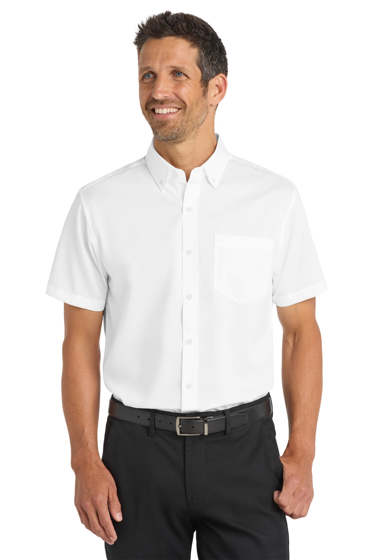 Port Authority ® Short Sleeve SuperPro ™ Twill Shirt. S664 - Port Authority S664