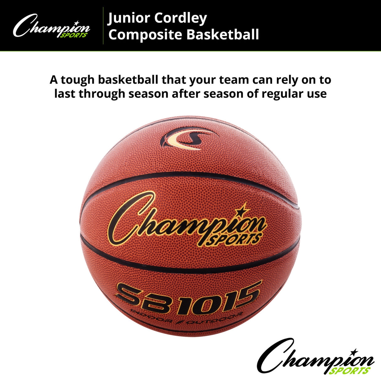 Champion Sports CORDLEY COMPOSITE BASKETBALL 29.5" OFFICIAL NCAA