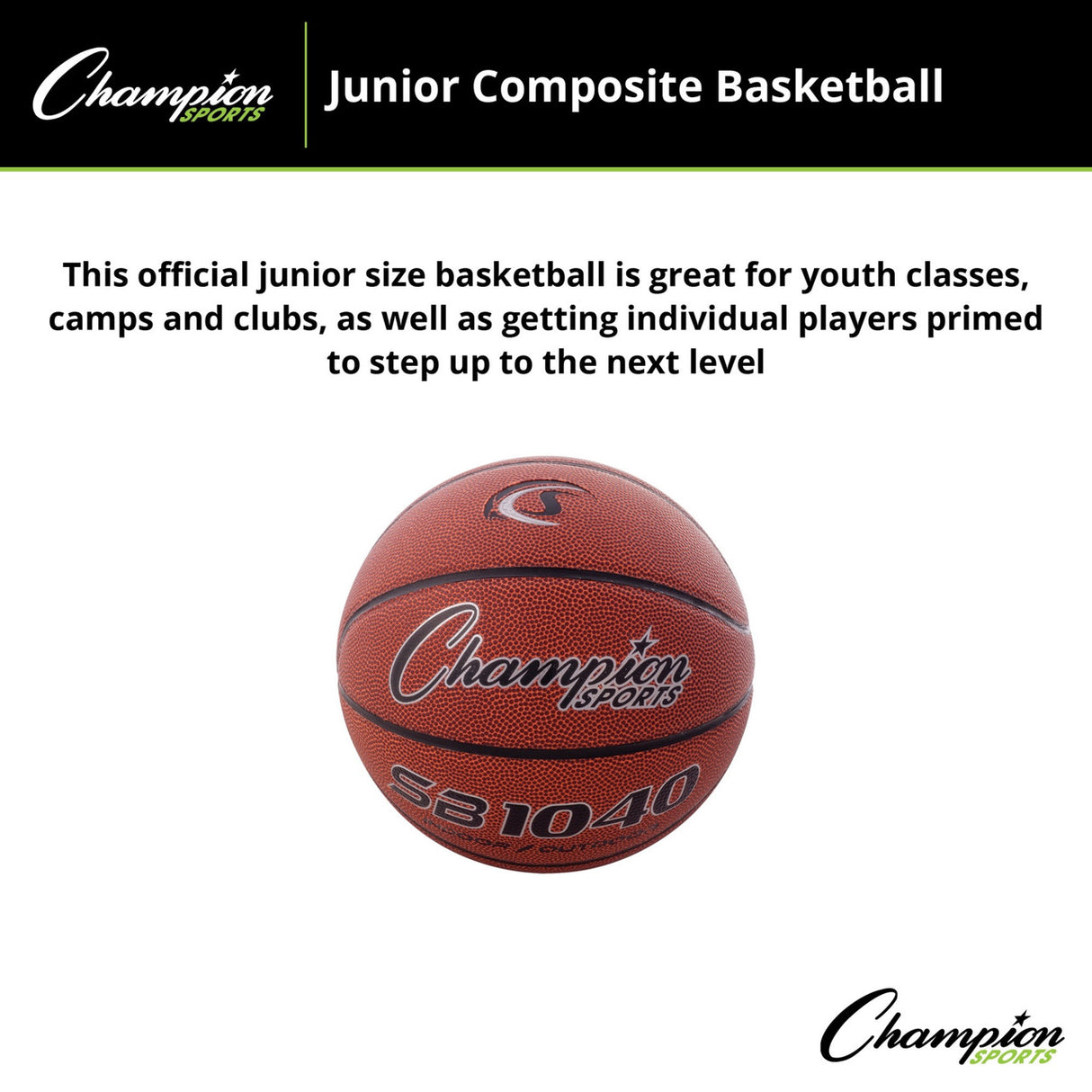Champion Sports COMPOSITE BASKETBALL 29.5" OFFICIAL NCAA NFHS