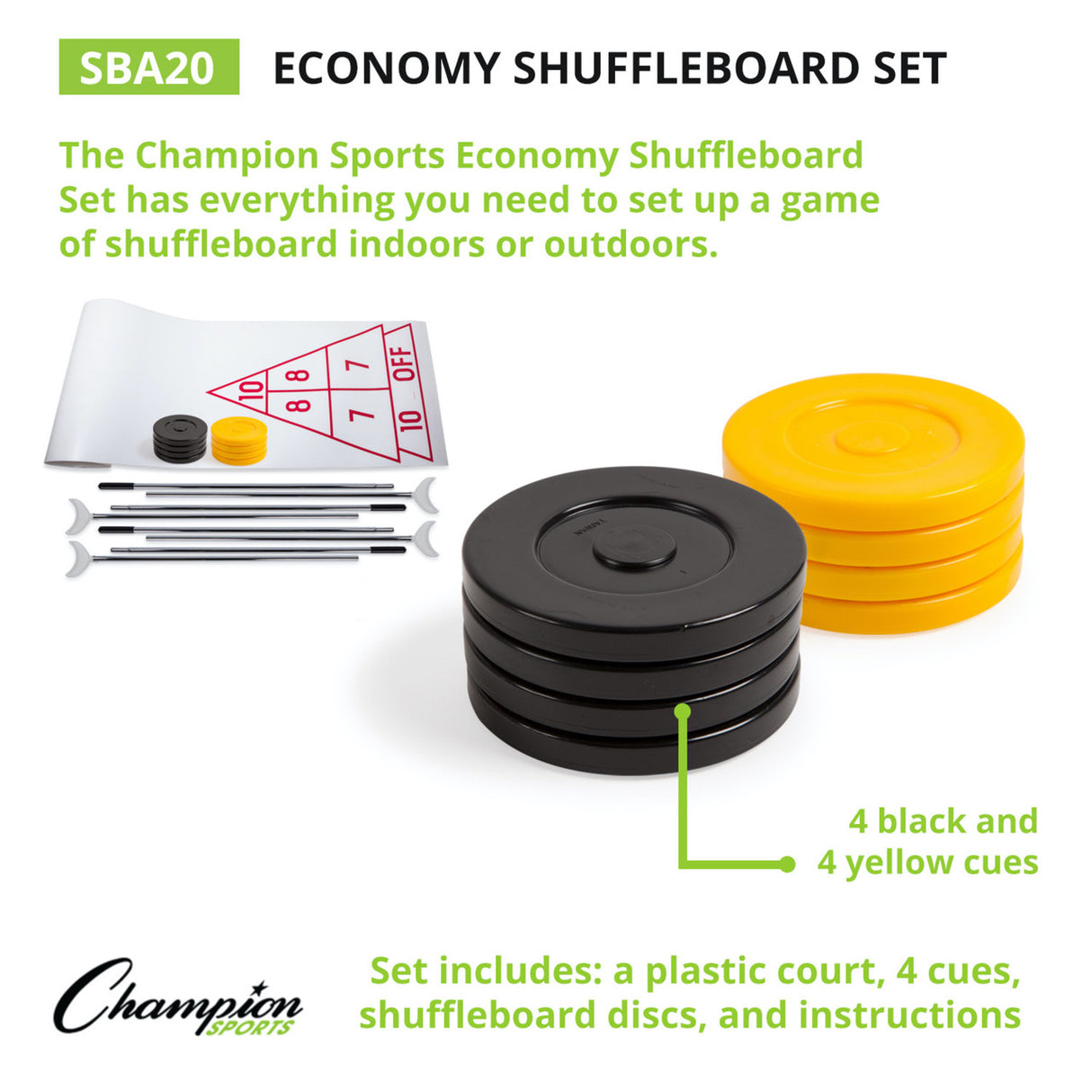 Champion Sports ECONOMY SHUFFLEBOARD SET