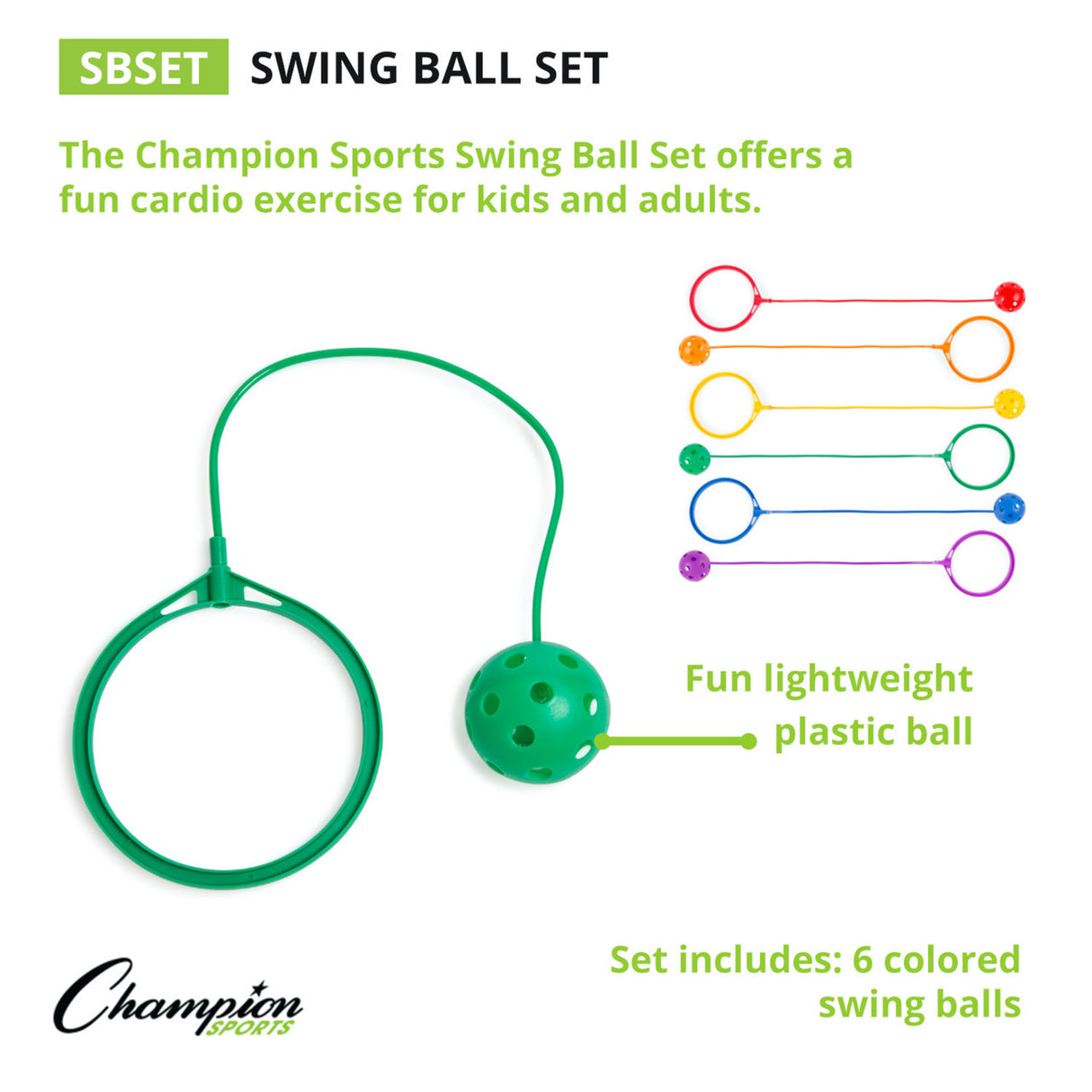 Champion Sports SWING BALL SET
