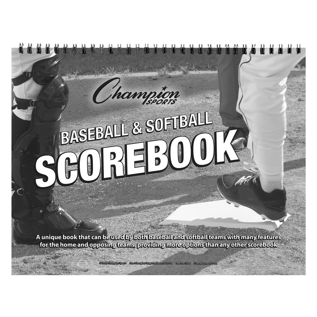 Champion Sports BASEBALL SCORE BOOK