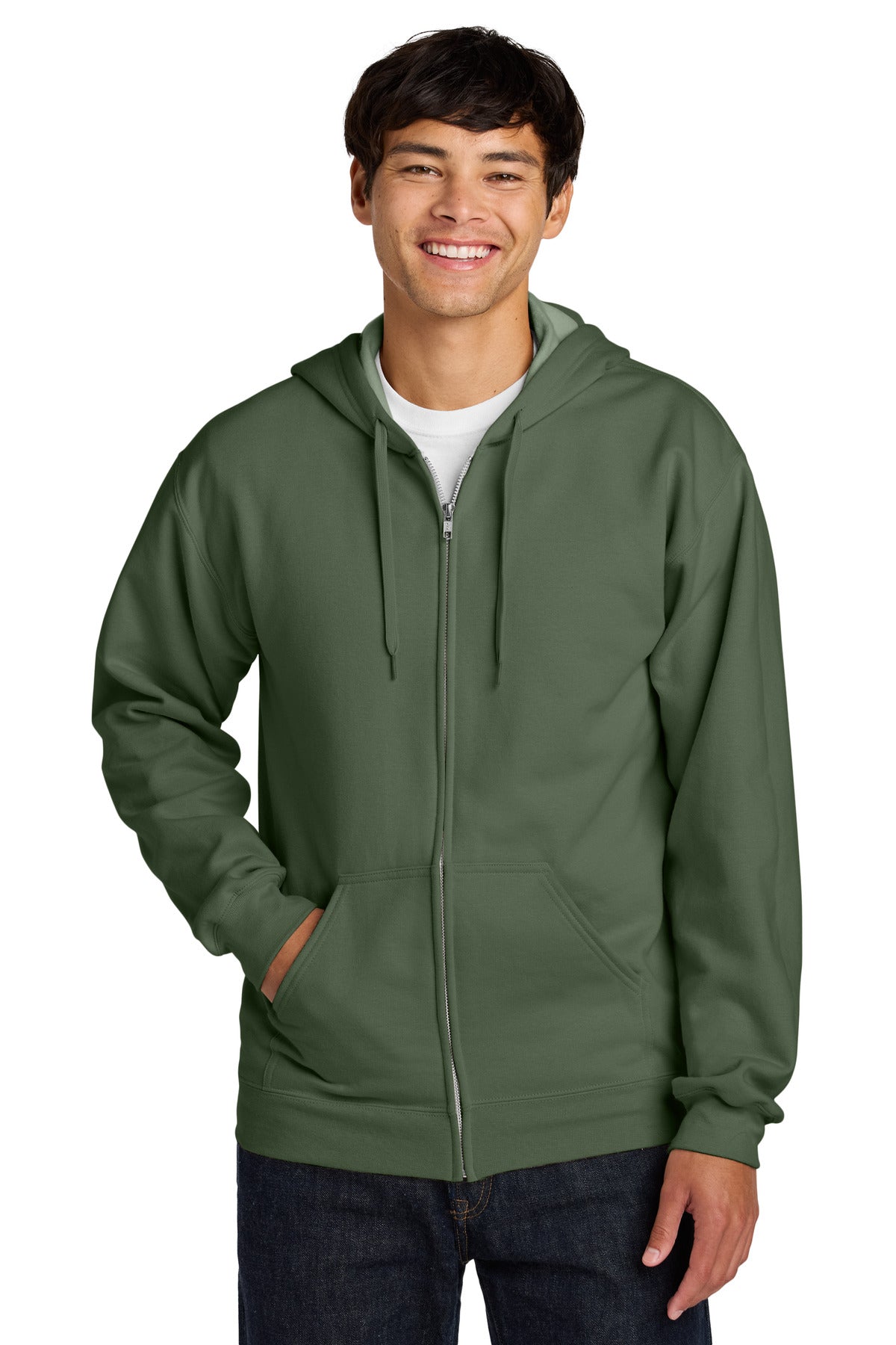 Gildan Softstyle ® Midweight Fleece Full-Zip Hooded Sweatshirt SF600 - Gildan SF600