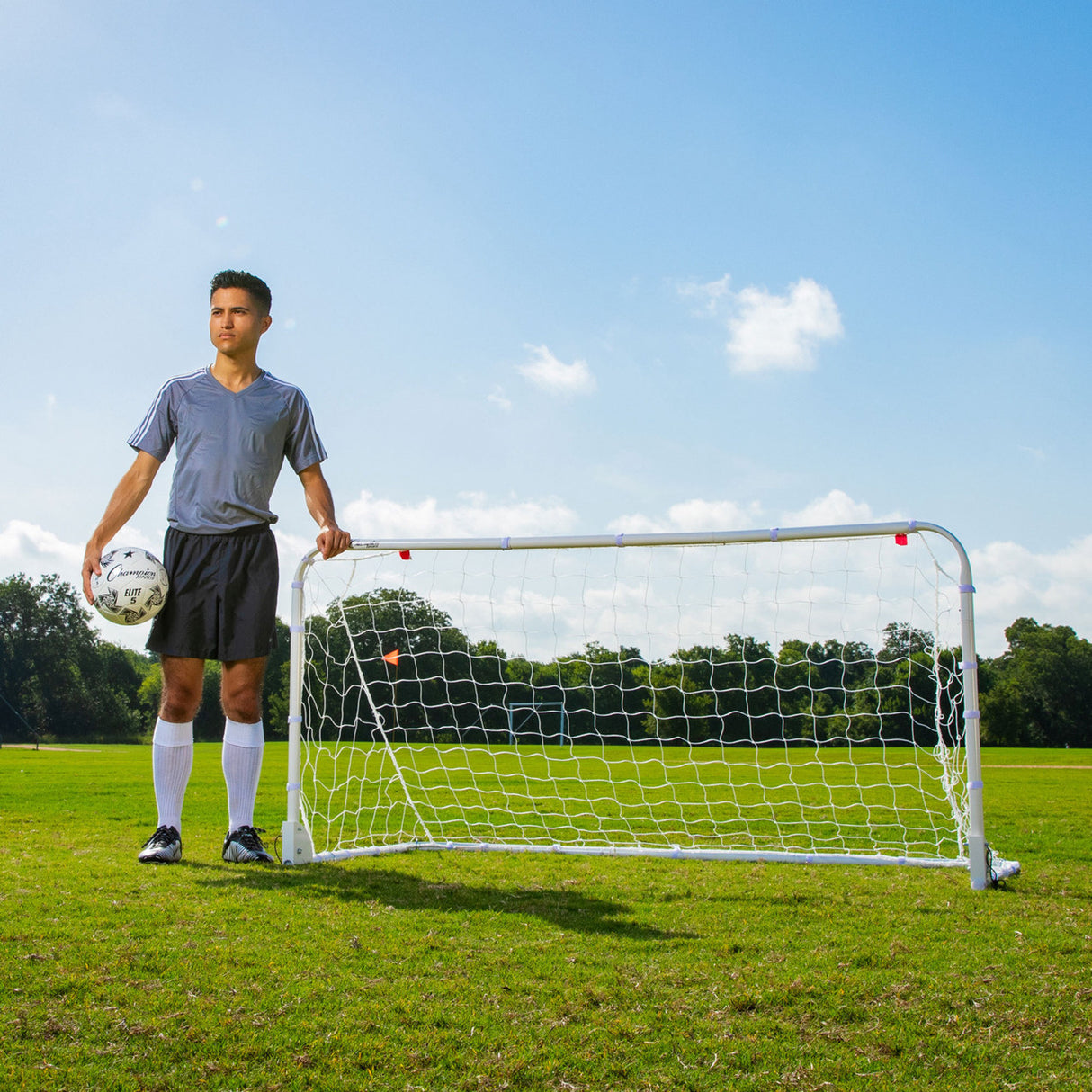 Champion Sports EASY FOLD SOCCER GOAL, 6' X 3'