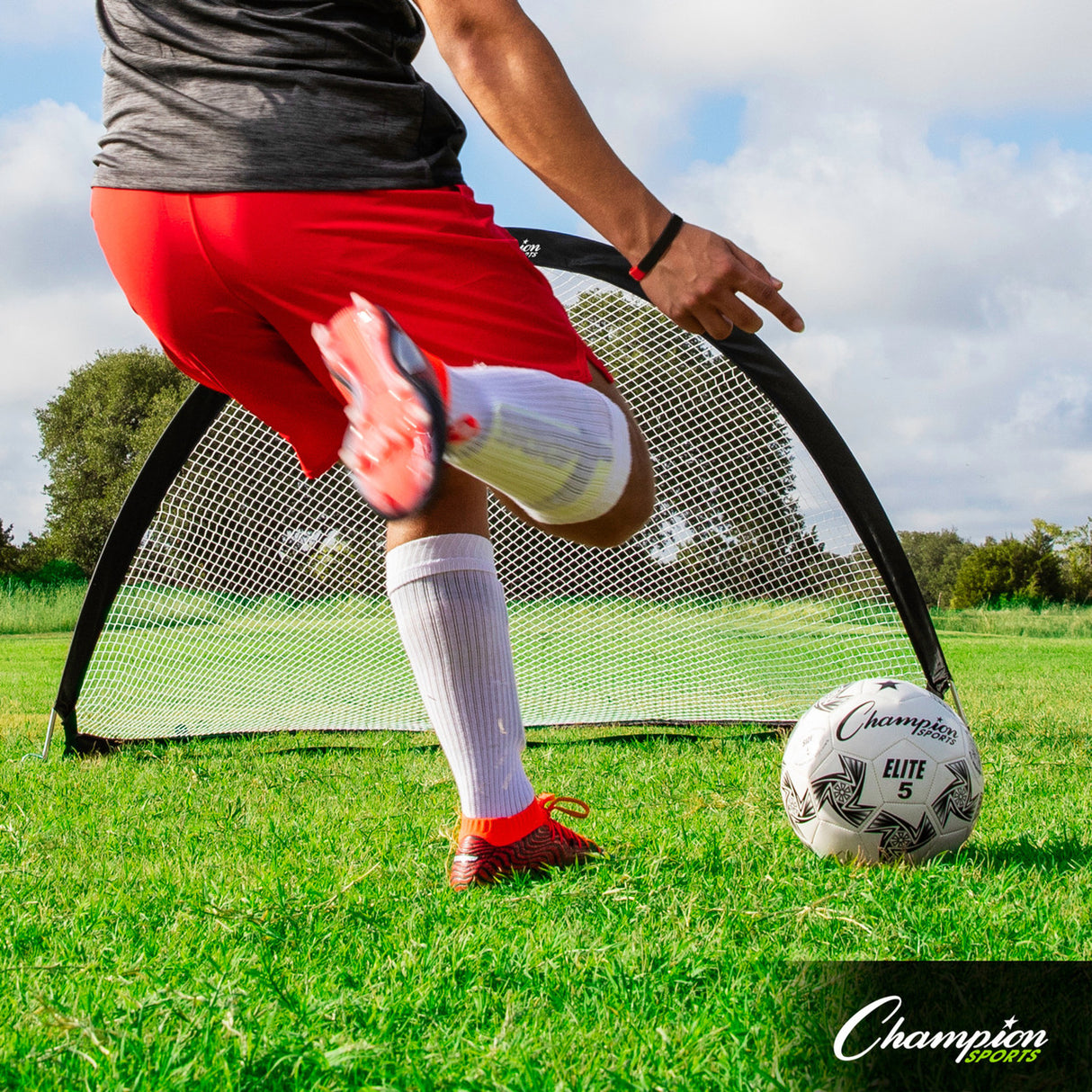 Champion Sports EXTREME SOCCER PORTABLE POP-UP GOALS 2.5' X 1.5'