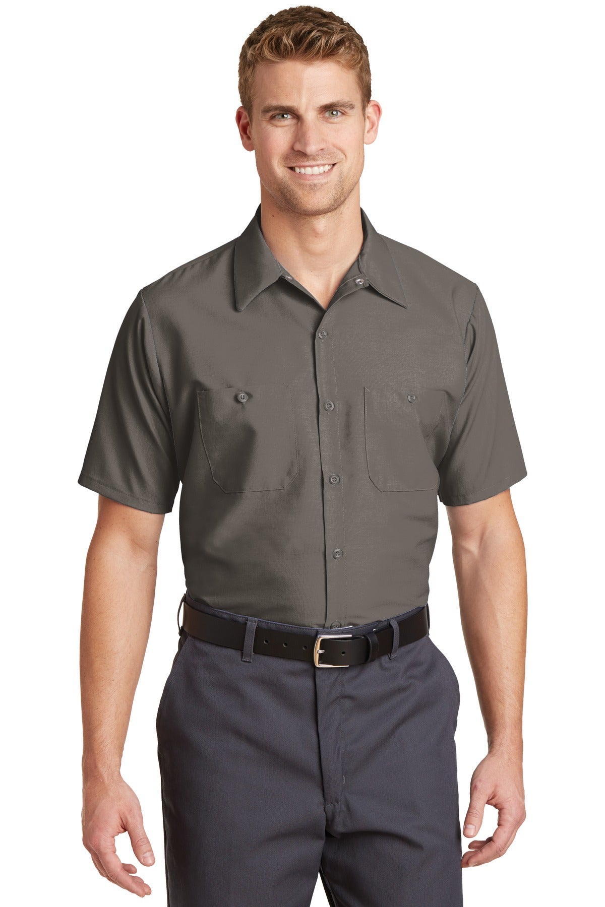 Red Kap ® Short Sleeve Industrial Work Shirt. SP24 - Red Kap SP24