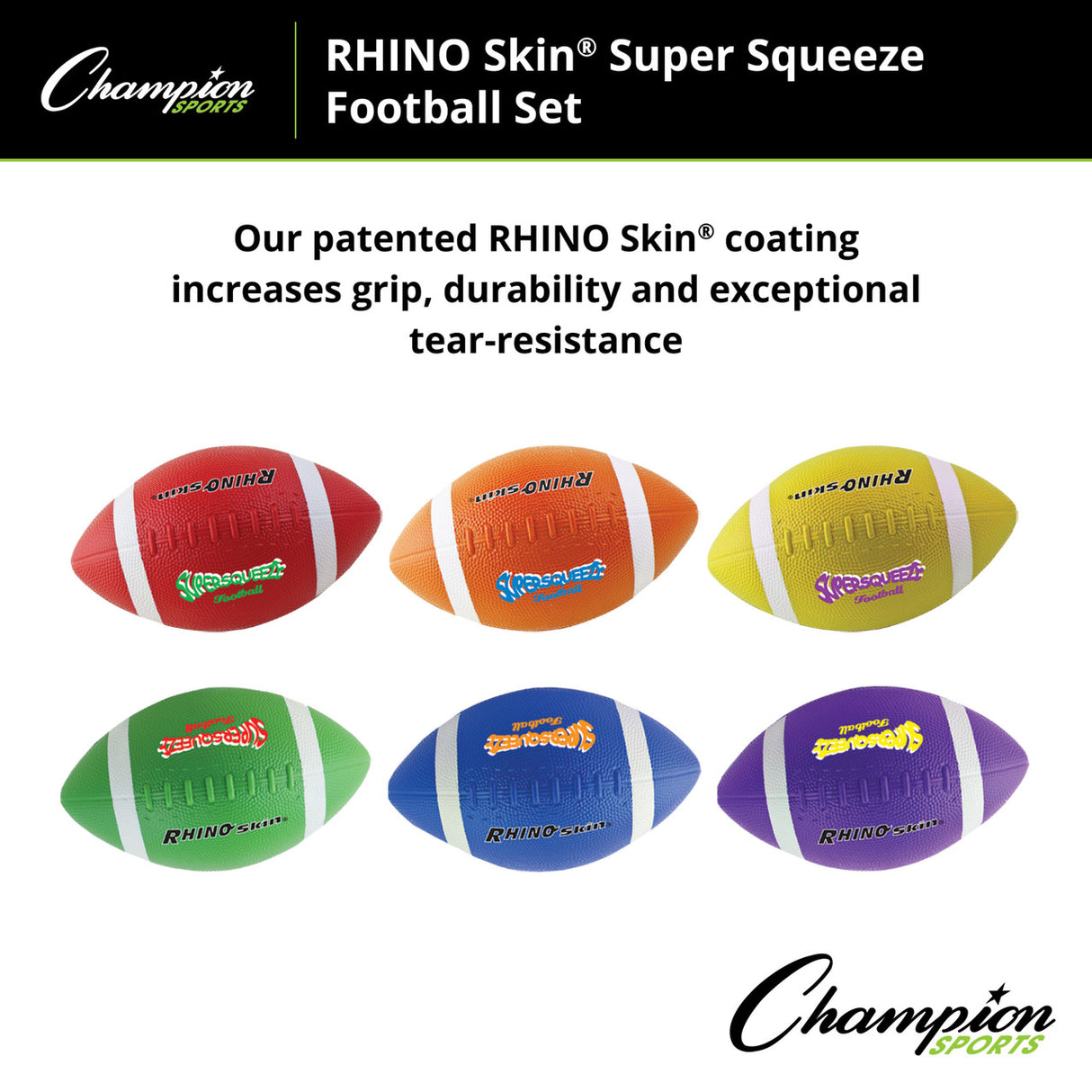 RHINO Skin RHINO SKIN SUPER SQUEEZE FOOTBALL SET