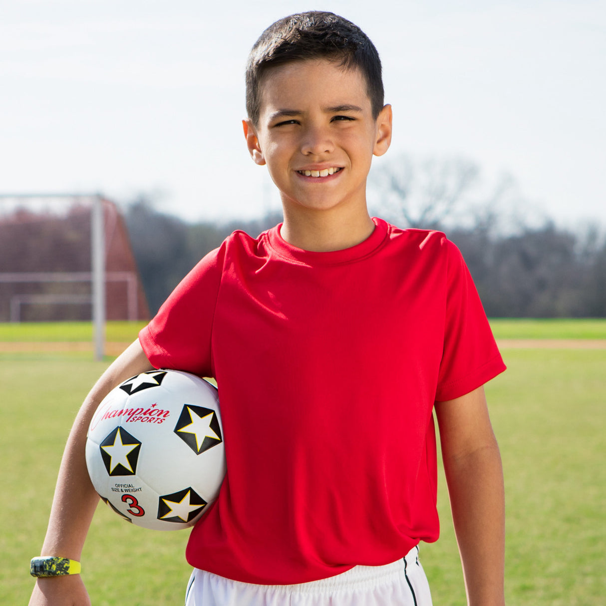 Champion Sports RUBBER COVER SOCCER BALL SIZE 3