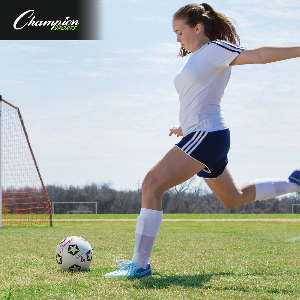 Champion Sports RUBBER COVER SOCCER BALL SIZE 3