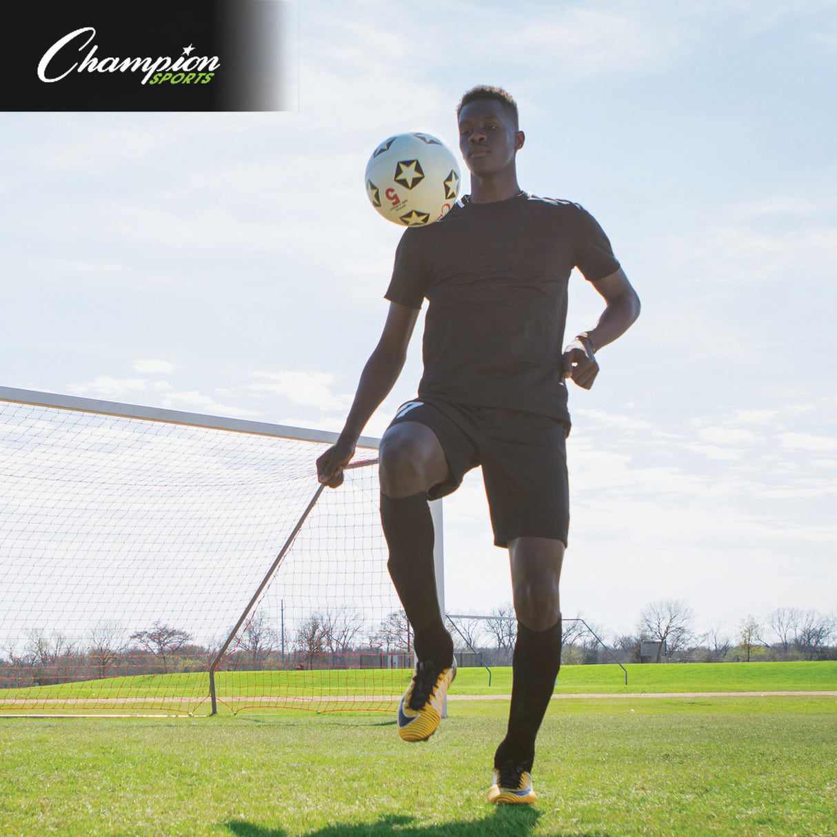 Champion Sports RUBBER COVER SOCCER BALL SIZE 3