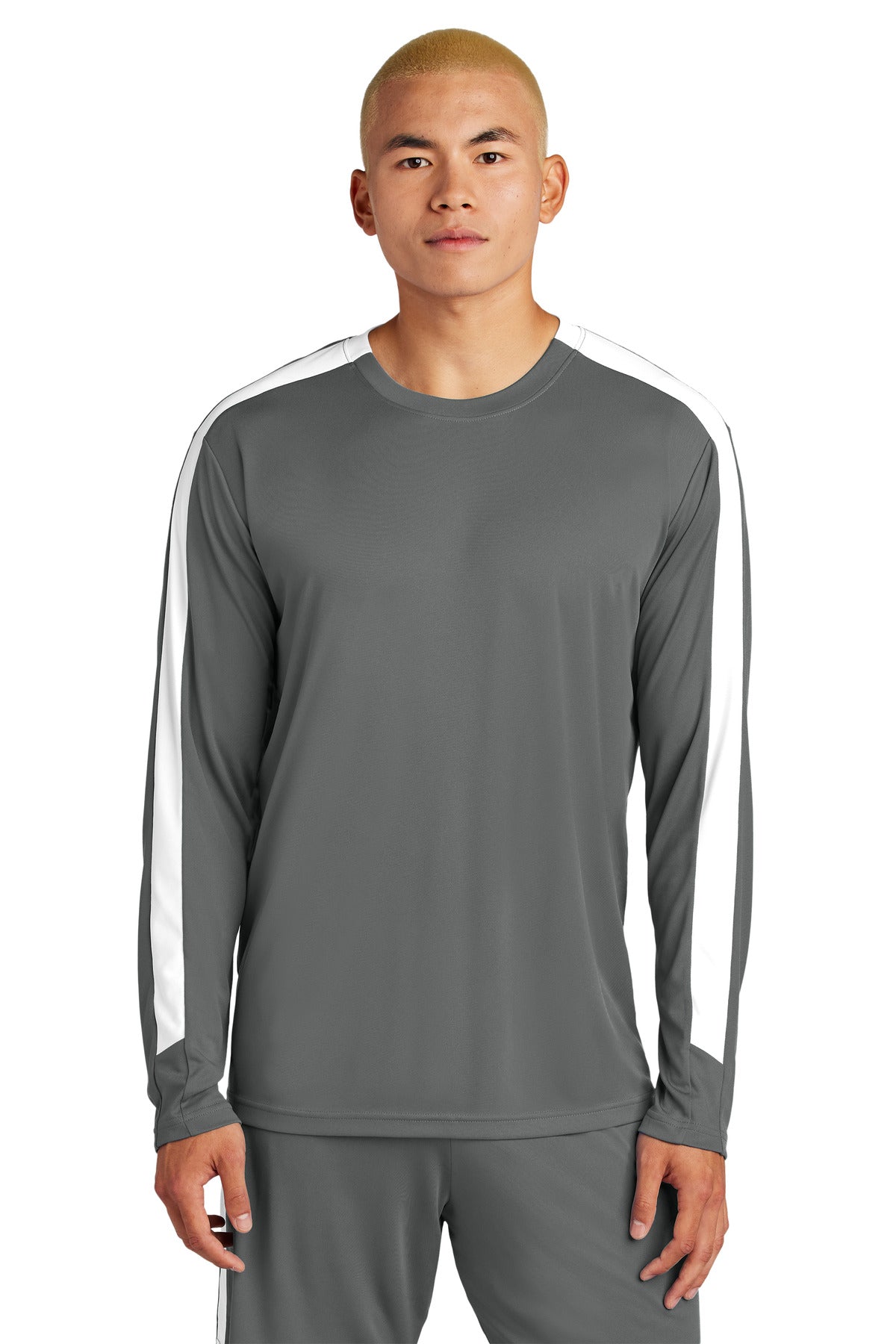 Sport-Tek ® Competitor ™ United Long Sleeve Crew ST100LS - Sport-Tek ST100LS