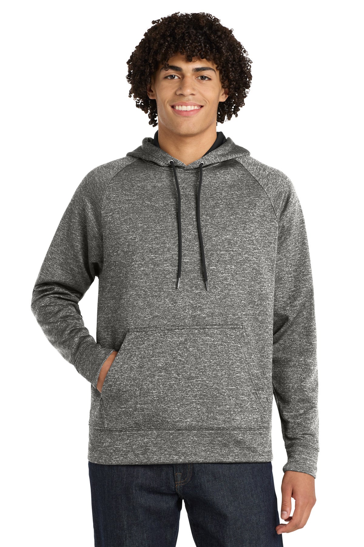 Sport-Tek ST225 PosiCharge Electric Heather Fleece Hooded Pullover