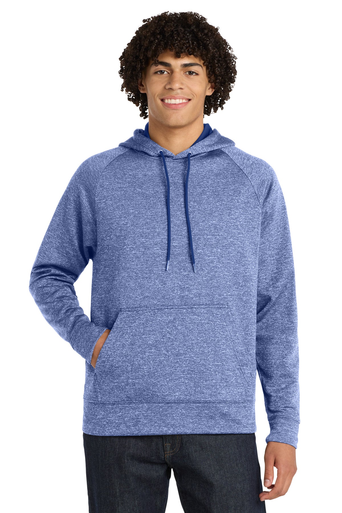Sport-Tek ST225 PosiCharge Electric Heather Fleece Hooded Pullover